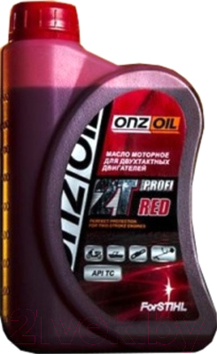 Моторное масло ONZOIL PROFI 2T RED 0,9л Моторное масло ONZOIL PROFI 2T RED 0,9л