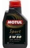 Универсальное моторное масло MOTUL SPORT 5W-50 (1л) синтетическое. Универсальное моторное масло MOTUL SPORT 5W-50 (1л) синтетическое.