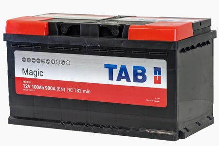Аккумулятор TAB, 12 В, 65 А/ч, 600 А, артикул 189065