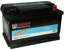 Аккумулятор HAGEN 65Ah 540A (R +) 278x175x175 mm