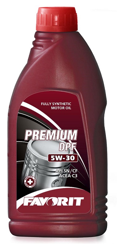 Моторное масло FAVORIT Premium DPF 5W-30 API SN/CF 1л.
