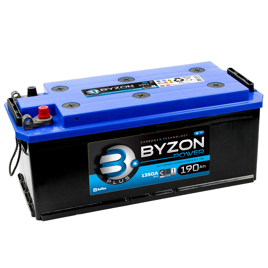 Аккумулятор BYZON PLUS 190 Ач о.п. R+