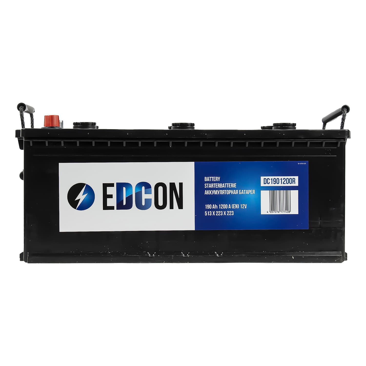Аккумулятор Edcon 190Ah 1200A (R)