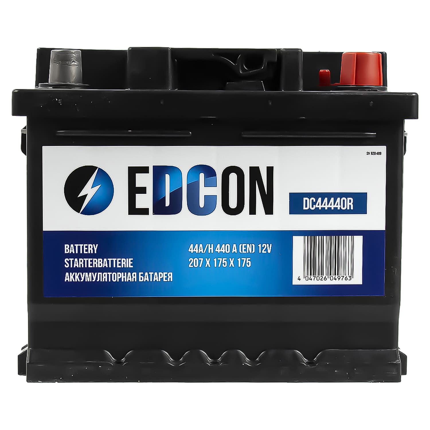 Аккумулятор Edcon 44Ah 440A (R)