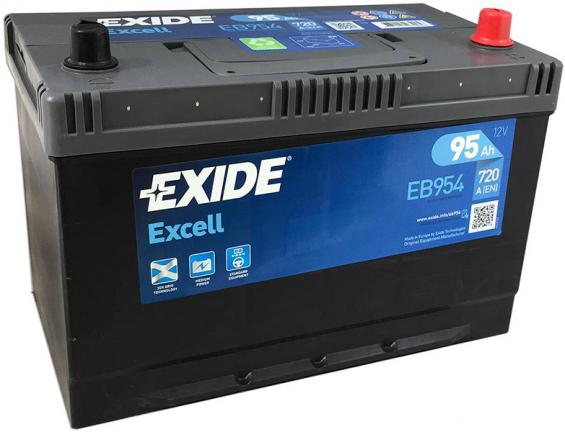 Аккумулятор Exide Excell (95 A/h), 720A R+ JIS