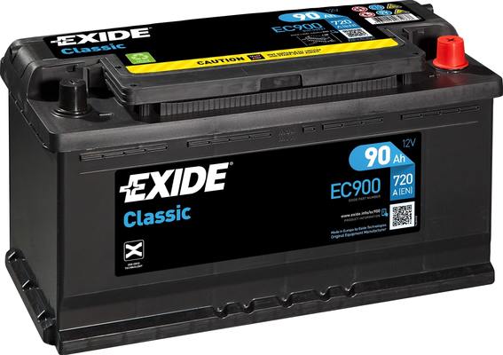 Аккумулятор Exide Classic (90 A/h), 720A R+