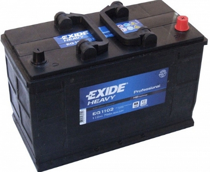 Аккумулятор EXIDE Start Pro 110Ah, 750A, 349/235/175, R+