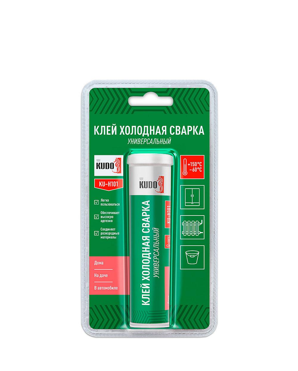 Клей холодная сварка универсальный KUDO KUH101 60гр